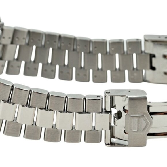 Vintage Men's 38mm Tag Heuer Automatic Gloss Black Dial Watch! Ref: WK2118-0! - Picture 8 of 10